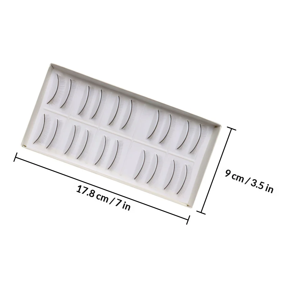 رموش صناعية للتدريب تحاكي الرموش الطبيعية لتمديد الرموش على رأس المانيكان مستلزمات الرموش والمكياج