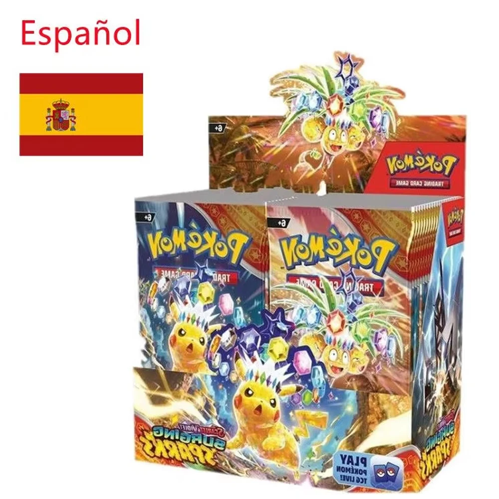 Cartes Pokémon espagnoles, anglaises et françaises CROWN ZENITH SILVER TEMPEST Lost Origin Brilliant Stars, collection de cartes Pokémon, jouets