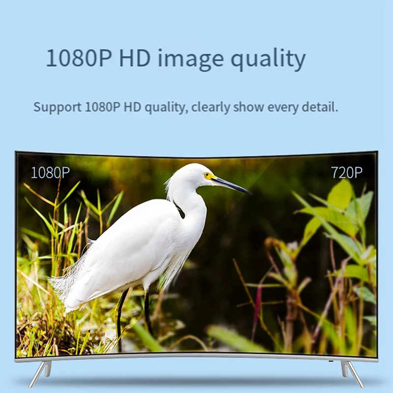 Wireless Display Adapter Wifi Screen Cast Mirroring Media Streaming Receiver For Phone/PC/Tablet To Display TV Projector Durable