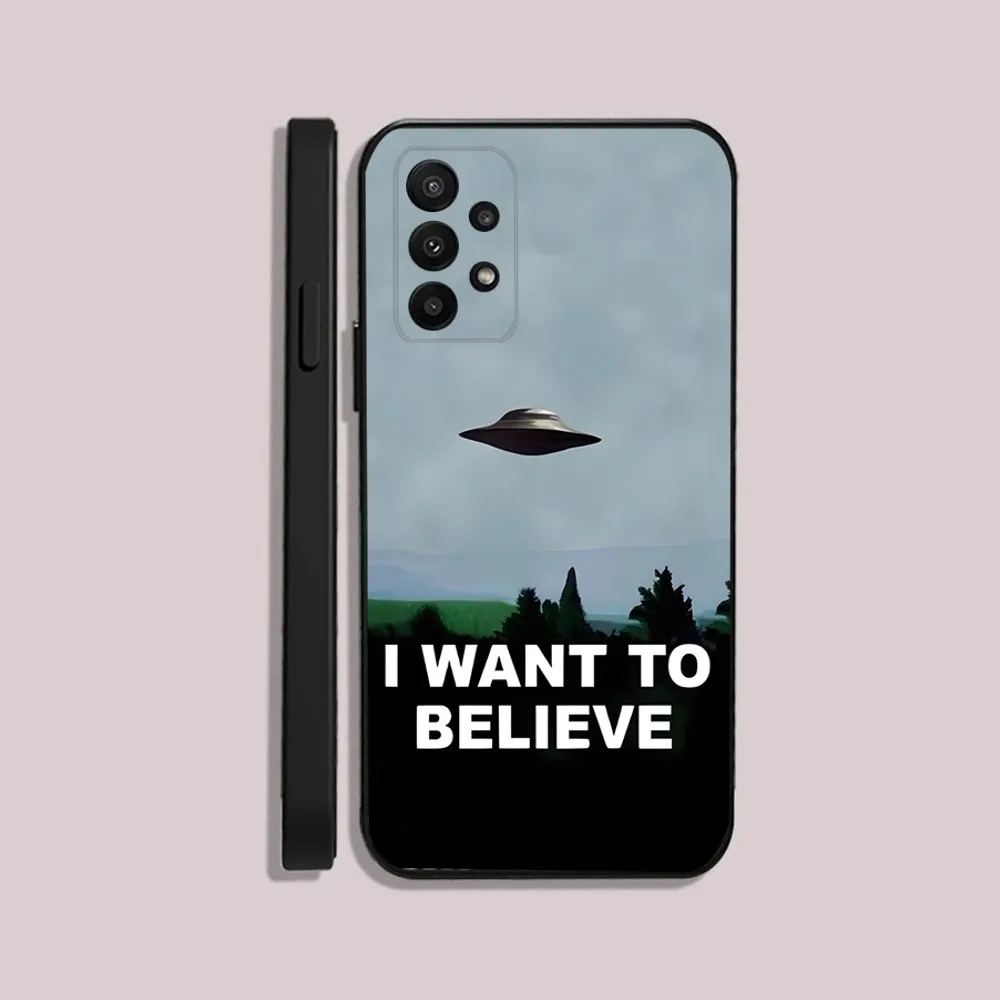 The X Files Phone Case For Samsung S24,23,22,30,21,10,9,Ultra,Plus,Lite,FE,5G Black Soft Case