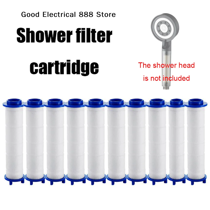 

Универсальный фильтр для душа (5/10 шт.) повышает давление воды, удаляет примеси, подходит для стандартных душевых леек, картридж для очистки воды.