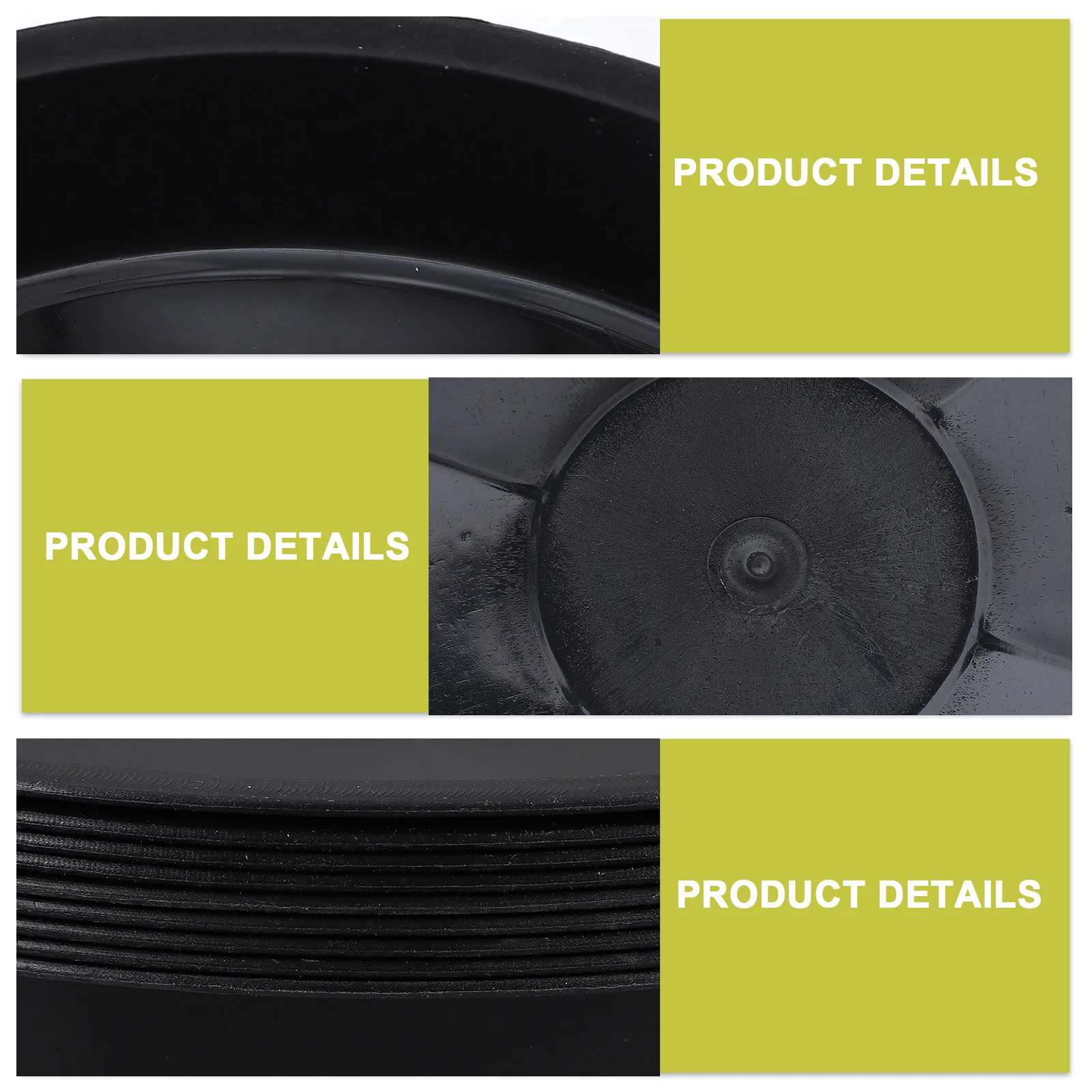 

10Pcs Flowerpot Bottom Tray Reusable Plastic Flowerpot Pallet Planter Base for Bonsai Pots Floor Water Soil Protection