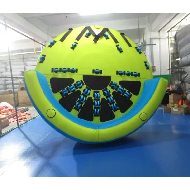 Hot water games 6 seats inflatable crazy towable UFO