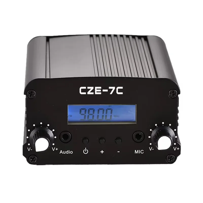 1 واط 7 واط FM ناقل موجات الراديو CZE-7C اللاسلكية الداعم FM 76-108 ميجا هرتز مكبر للصوت مع سيارة مصاصة هوائي عدة لراديو Stationabgi