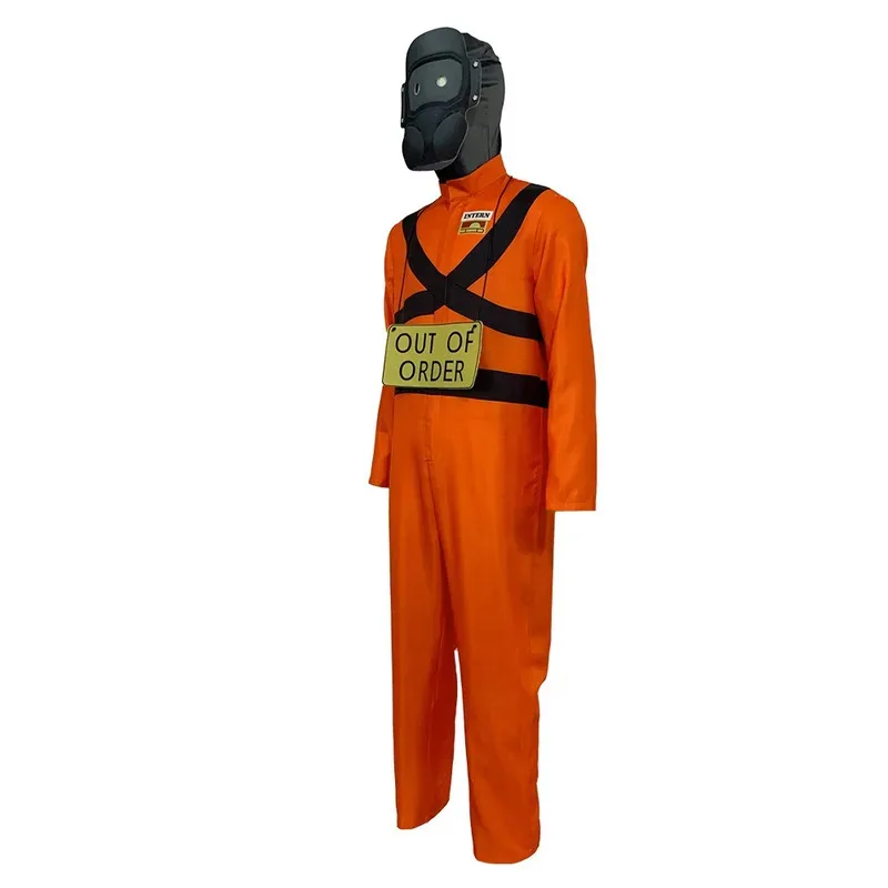 لعبة الرعب ليتال شركة الموظفين تأثيري حلي بذلة قناع مجموعة كاملة من دور الموظفين لعب الزي الرسمي حفلة كرنفال الهالوين