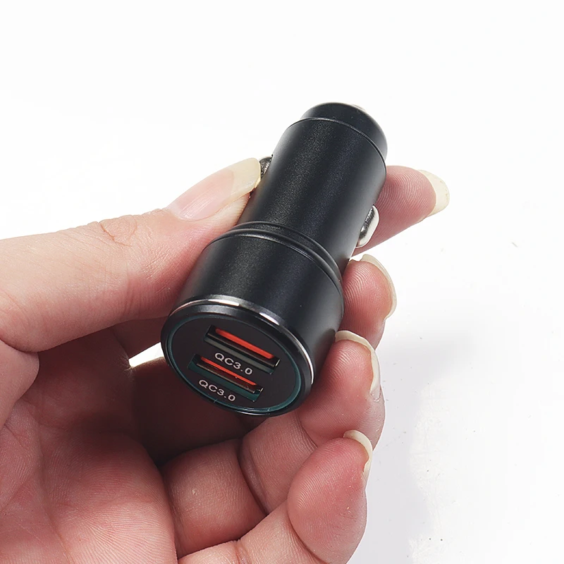 For Toyota Land Cruiser 300 2021 2022 Interior Cigarette Lighter Accessories Tuning LC300 FJ300 QC3.0 USB Car Charger 2 Ports