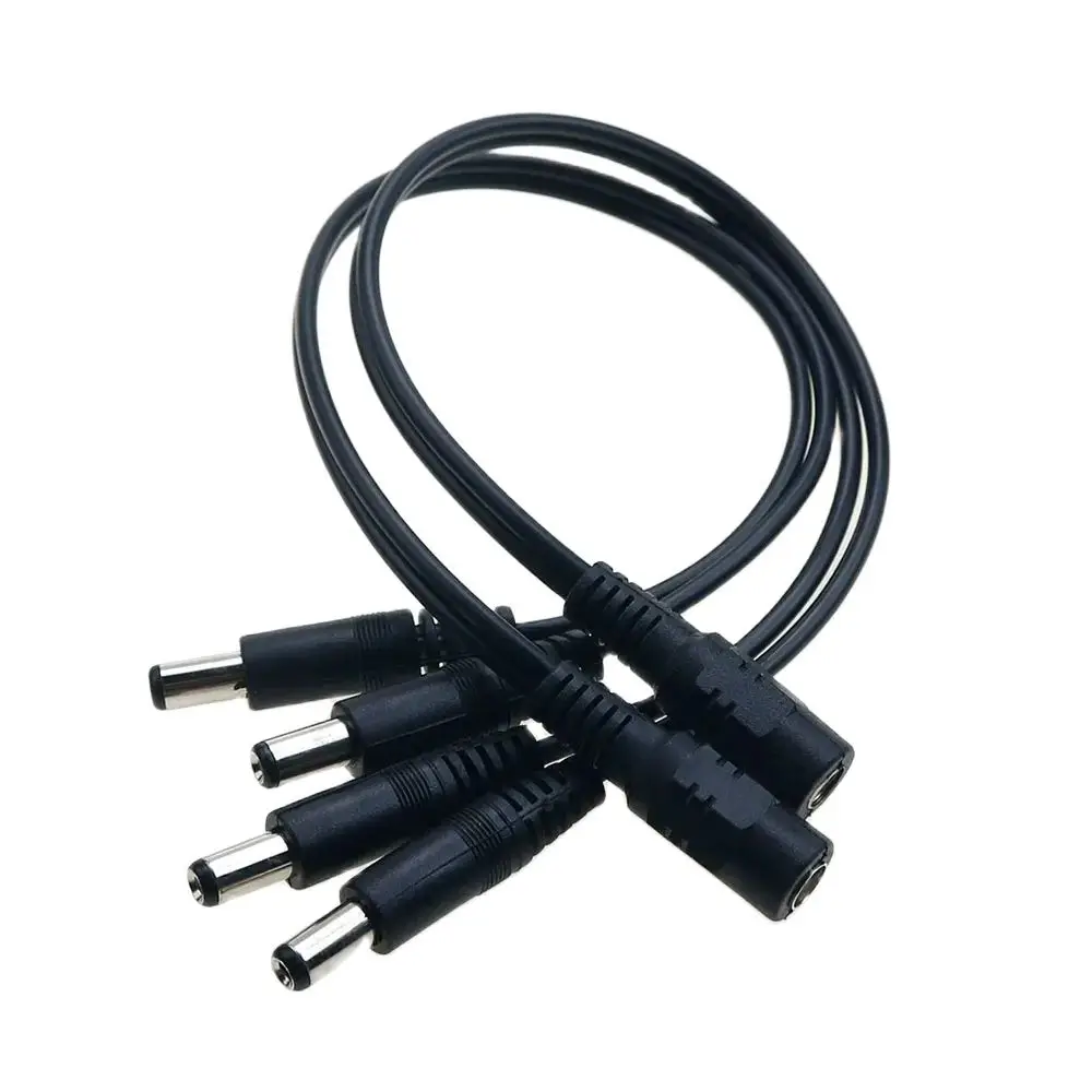 2-Wege-DC-Stromadapterkabel 5,5x2,1/2,5mm 2 Stecker auf 1 Buchse Splitter-Verlängerungsstecker für CCTV LED-Streifenlicht T1 – Detail 3