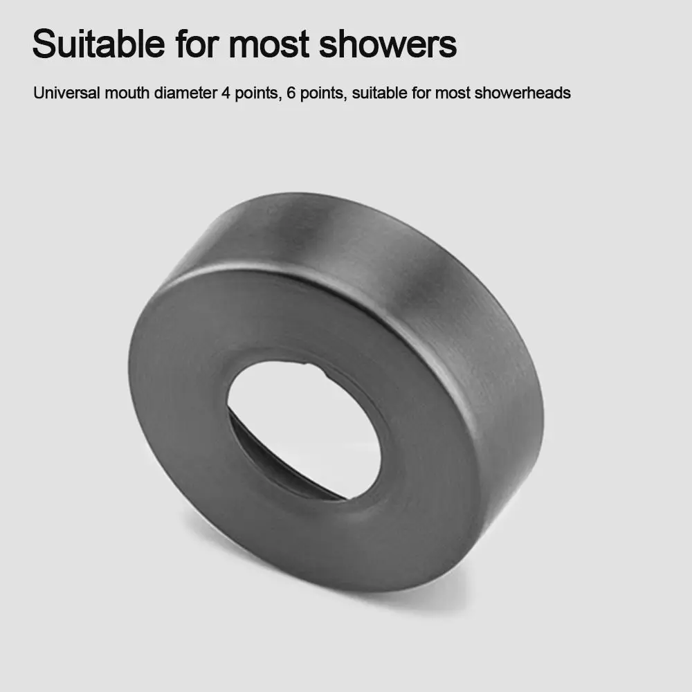 Useful Stainless Steel Shower Faucet Cover Round Grey Faucet Decorative Cover Faucet Accessories Kitchen