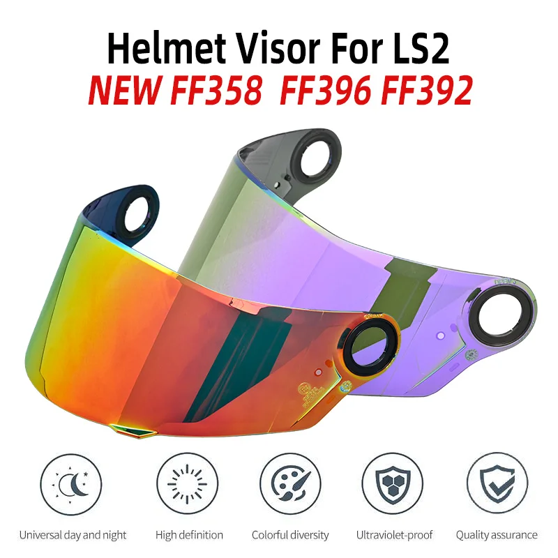 Visor fit for LS2 NEW FF358 FF396 FF392 full face Motorcycle Helmet Multi-coloroptional colorful Lens Replace moto accesorios