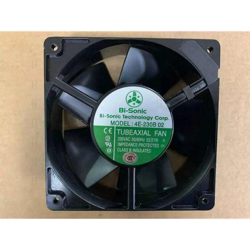 

ZZZZ для Bi-Sonic 4E-230B 02 цельнометаллический высокотемпературный вентилятор 230 В переменного тока 22/21 Вт 120*120*38 мм