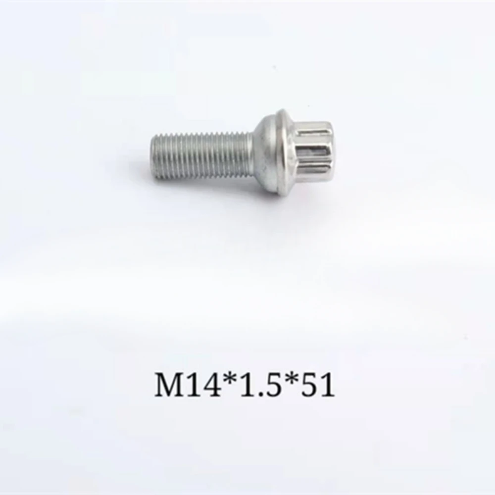 For Mercedes Benz A/B/C/E/S/G/R/GLA/GL/ML/GLK350 Level Tire Screw Cap Wheel Hub Bolt Rod 1pcs