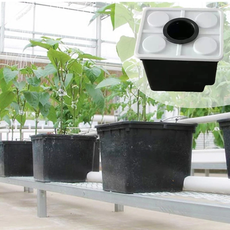 1~5Pcs Home Balcony Soilless Cultivation Equipment Indoor Plastic Dutch Barrel Greenhouse Vegetables Substrate Hydroponic System