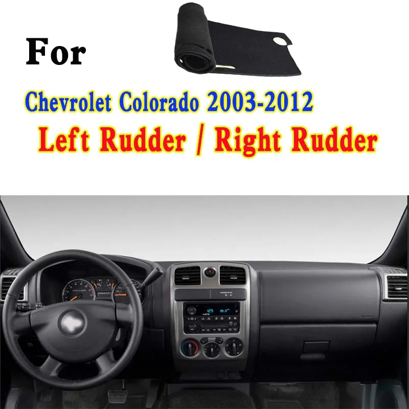 

For Chevrolet Colorado LS Z71 2003-2012 Dashmat Dashboard Cover Instrument Panel Insulation Sunscreen Protective Pad