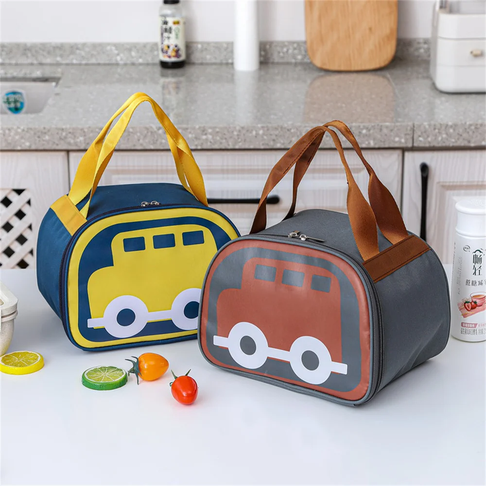 Portable Insulated Thermal Picnic Food Lunch Bag Box Cartoon Tote Food Fresh Cooler Bags Pouch For Women Girl Kids Children Gift