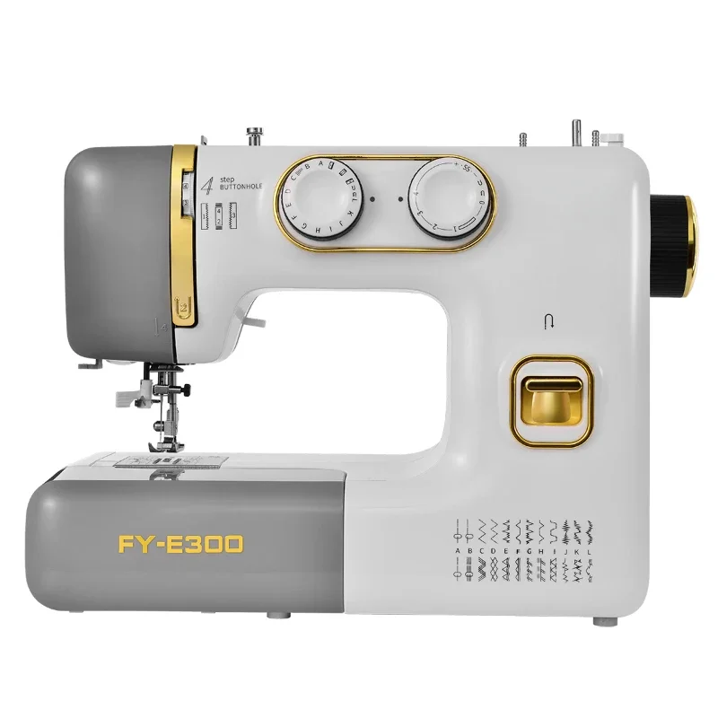 Household small electric desktop sewing car double needle FYe300 locking edge eating thick buttonhole sewing machine