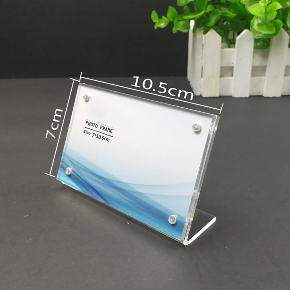 High Quality Hot Sale New Arrival Display Rack Holder Sign Photo Picture Stand Tag Acrylic Transparent Art Card