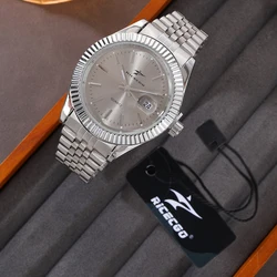 Luxury Fashion Men's Watch Date Clock Sport Quartz Business Clock Watches Stainless Steel Round Wristwatch Masculino New