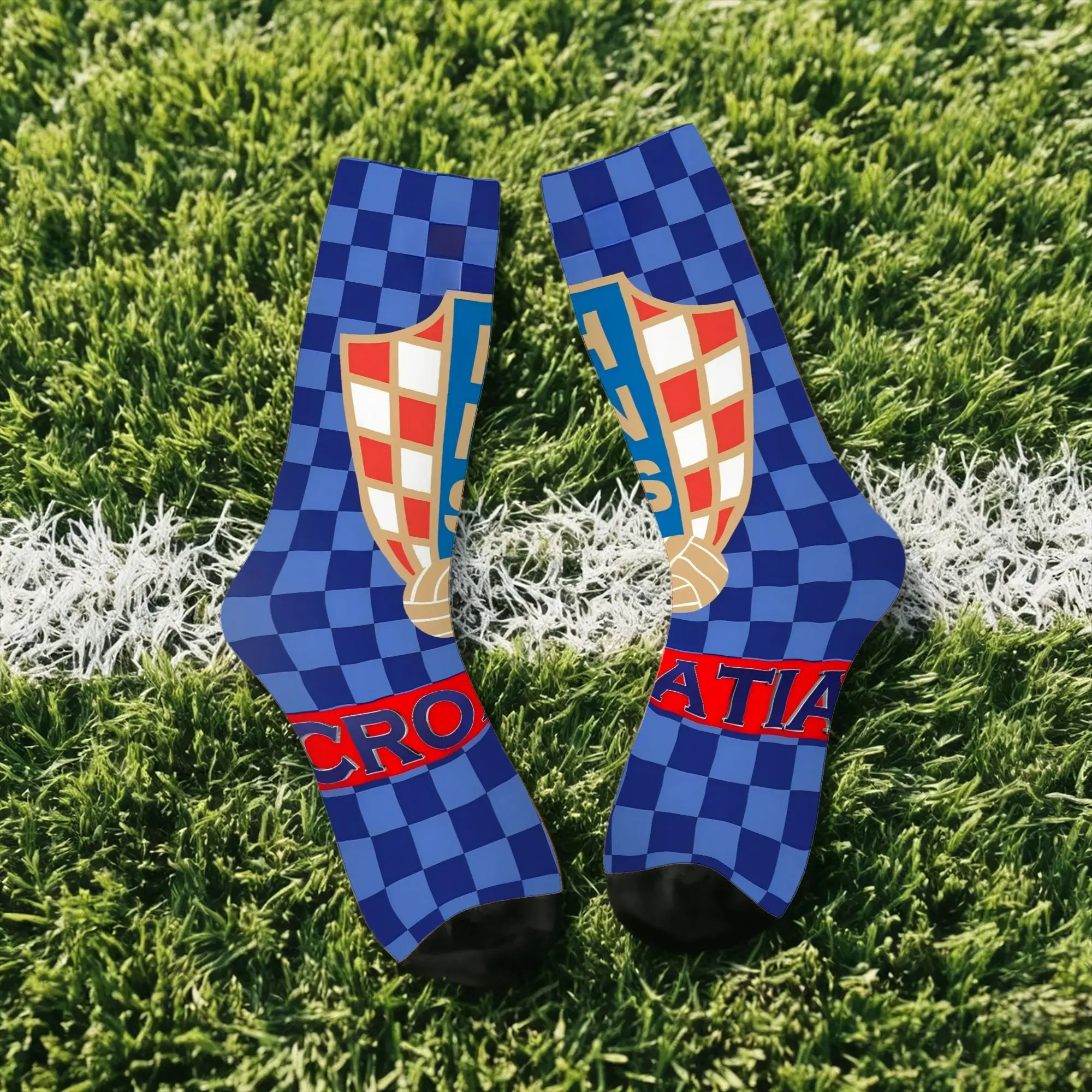 Hip Hop Retro Croatia Crazy Men's compression Socks Unisex  Harajuku Seamless Printed Funny Sock Match Day Essentials