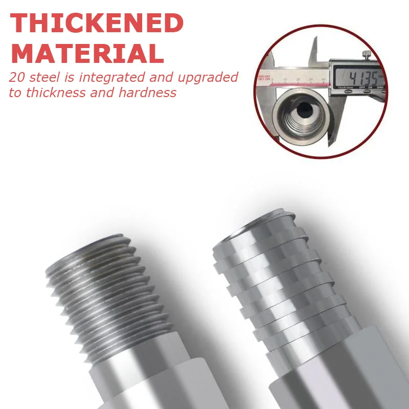 100-1000mm Diamond Core Bit Extension Rod 1 1/4UNC M22 T32 Thread ...
