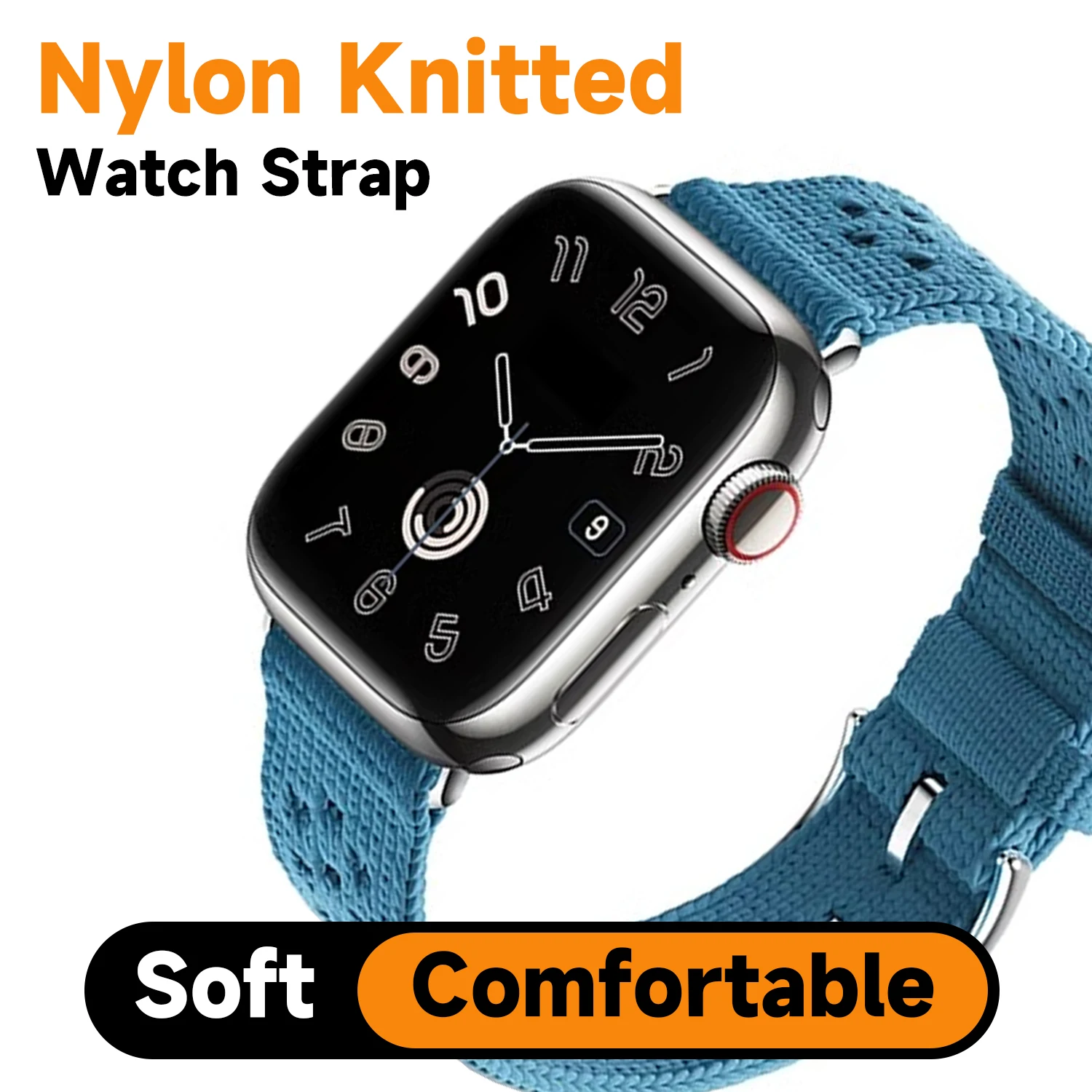 New Tricot Single Tour Band For Iwatch Ultra 2 Apple Watch Series 10 9 8 7 6 Se 5 46mm 41mm 45mm 49MM Strap Jaune deNaples