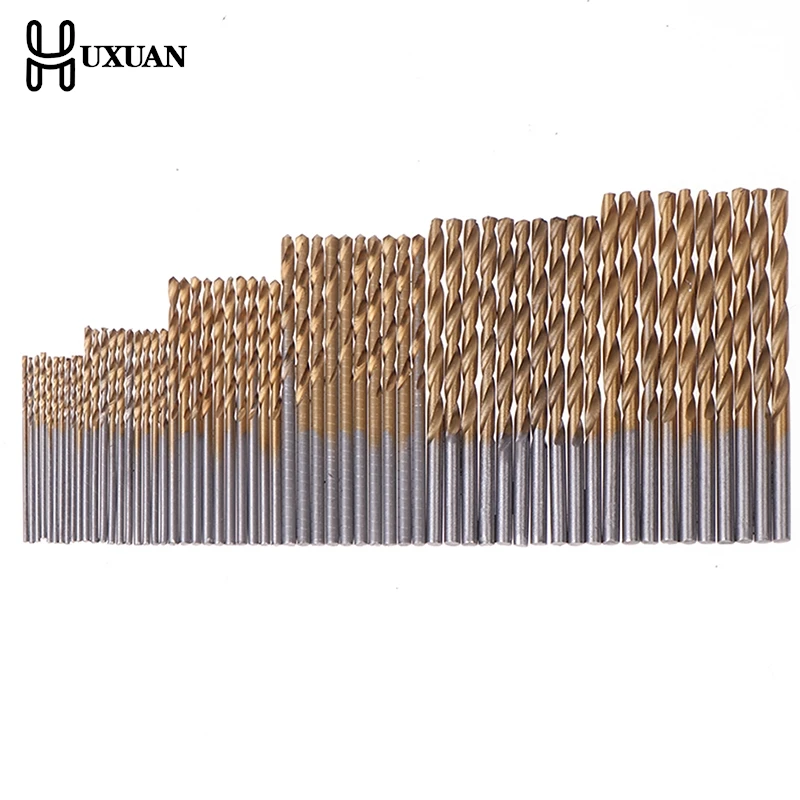 

Набор сверл 60/120 шт. — подходит для металла и дерева, высокоуглеродистая сталь 1-3,5 мм, круглый хвостовик со спиральной канавкой, прочная работа по дереву