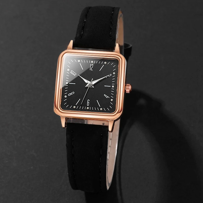 4pc Women's Watch Elegant Strap Fashion Best Choice for Gift Giving