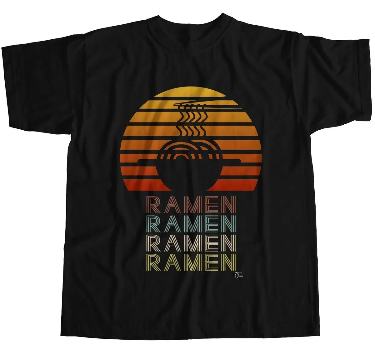 おいしい食べ物のプリントデザイン カジュアルで快適なレトロなY2k100%コットンTシャツ、男性と女性向け、ハイストリート