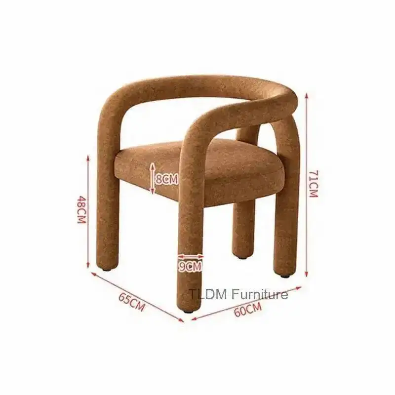 كرسي غرفة المعيشة الحديثة الحد الأدنى غرفة الشمال أريكة الكراسي شقة صغيرة شرفة كرسي الترفيه ضوء كرسي طعام فاخر #6