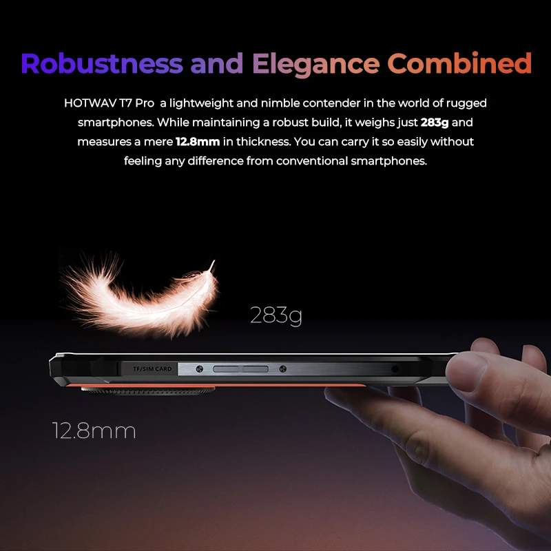 Imagem -05 - Mundo Premeire Smartphone Robusto Hotwav t7 Pro 6.6 Fhd Mais 2k 6280mah 126 Mais 6gb 256gb Celular 64mp Android 13 Celular