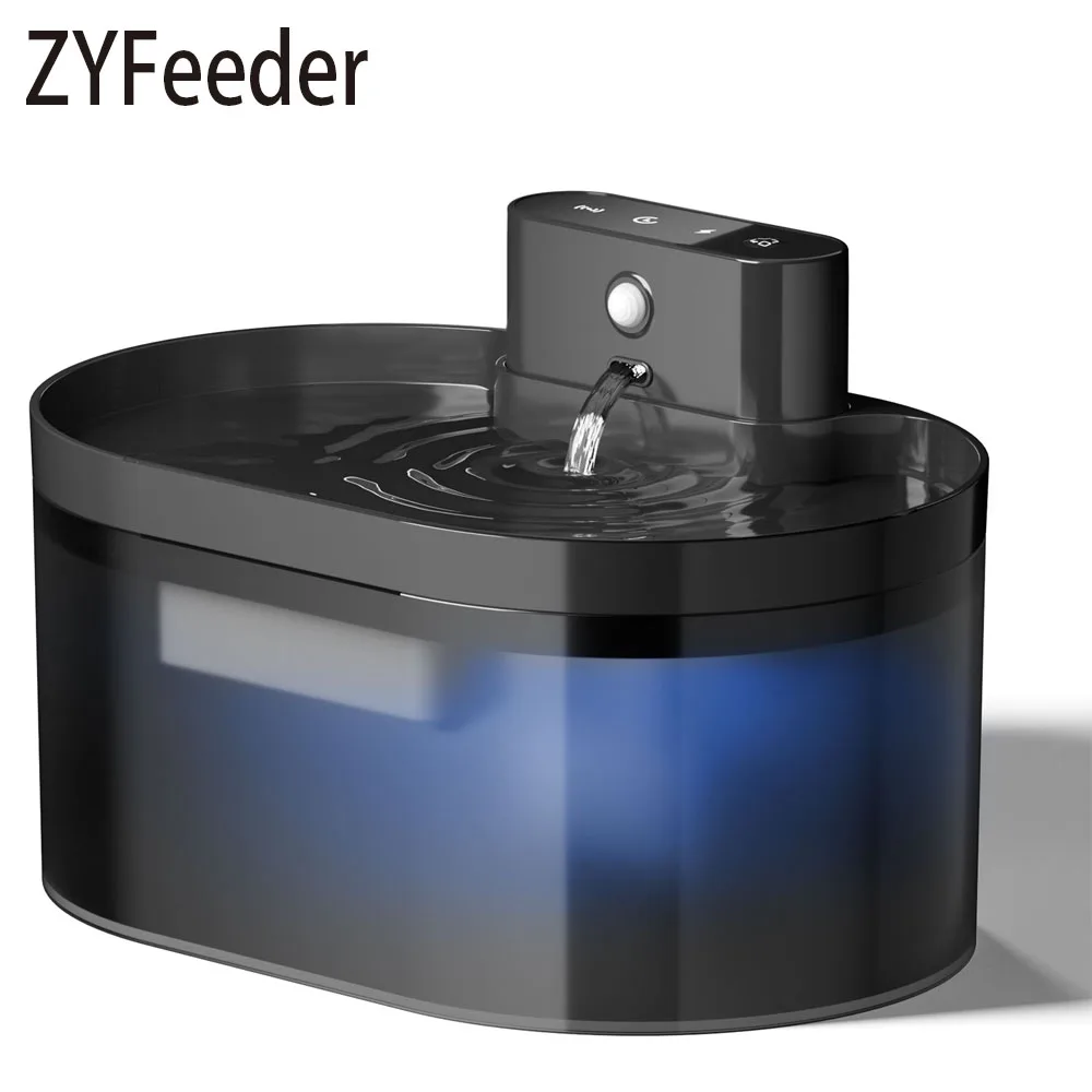 

2.2L Runway Charging Induction Automatic Cat and Dog Drinking Fountain Silent Pet Drinking Fountain