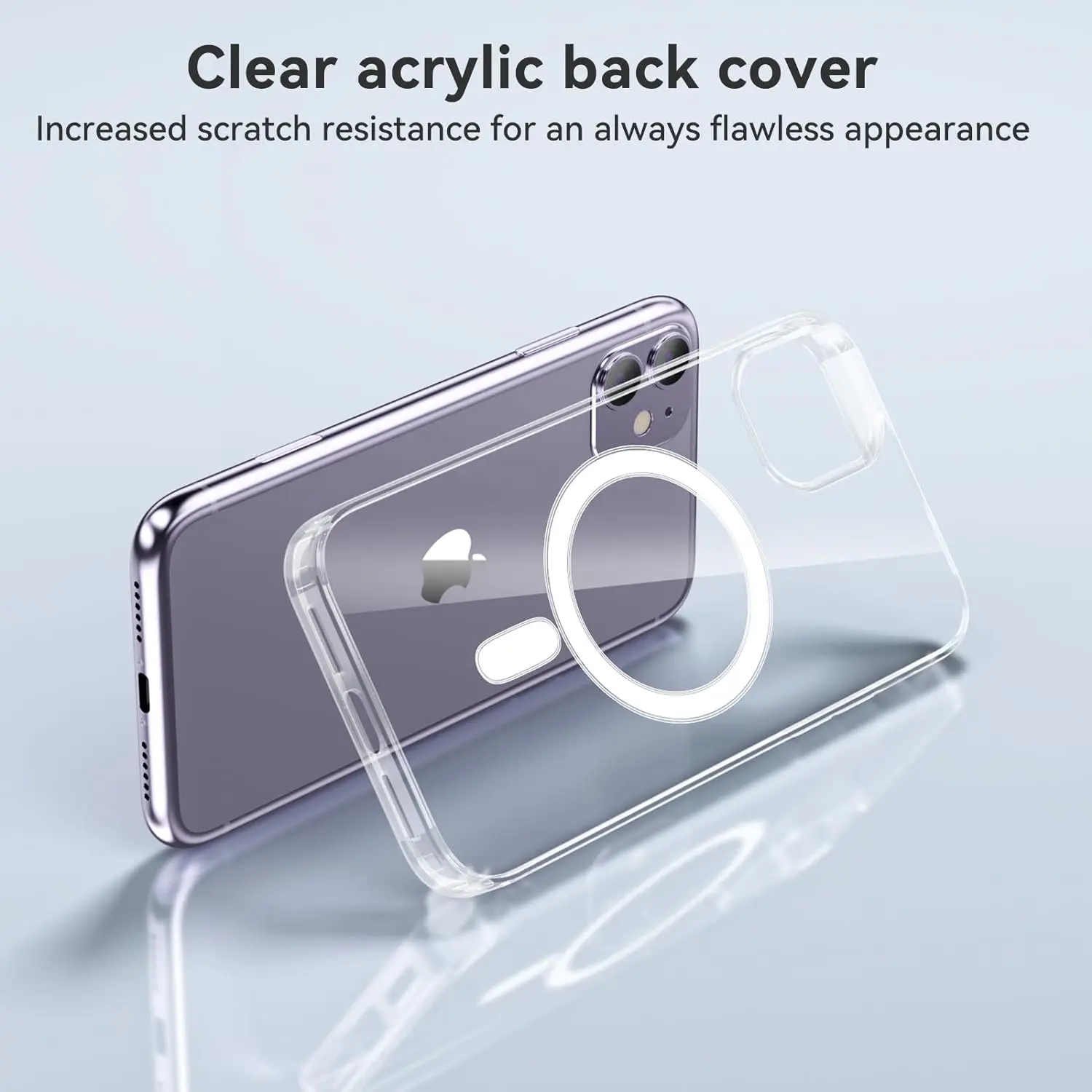 Stoßfeste magnetische Hülle für iPhone 11, 12, 13, 14, 15 Pro Max Mini iPhone X Xs XR Schutzhülle mit Displayschutzglas – Detail 6
