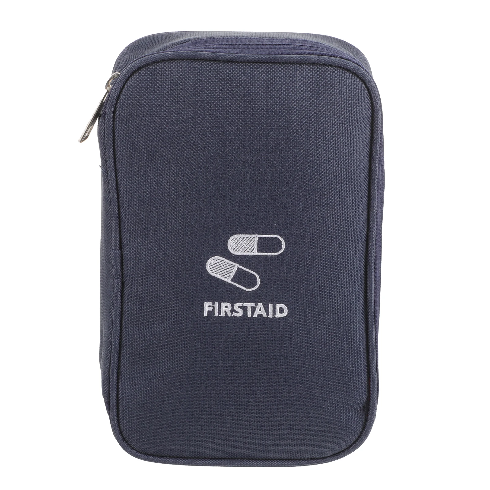 

Portable First Aid Kit Medical Container Bag Organizer Zippered Travel Medicine