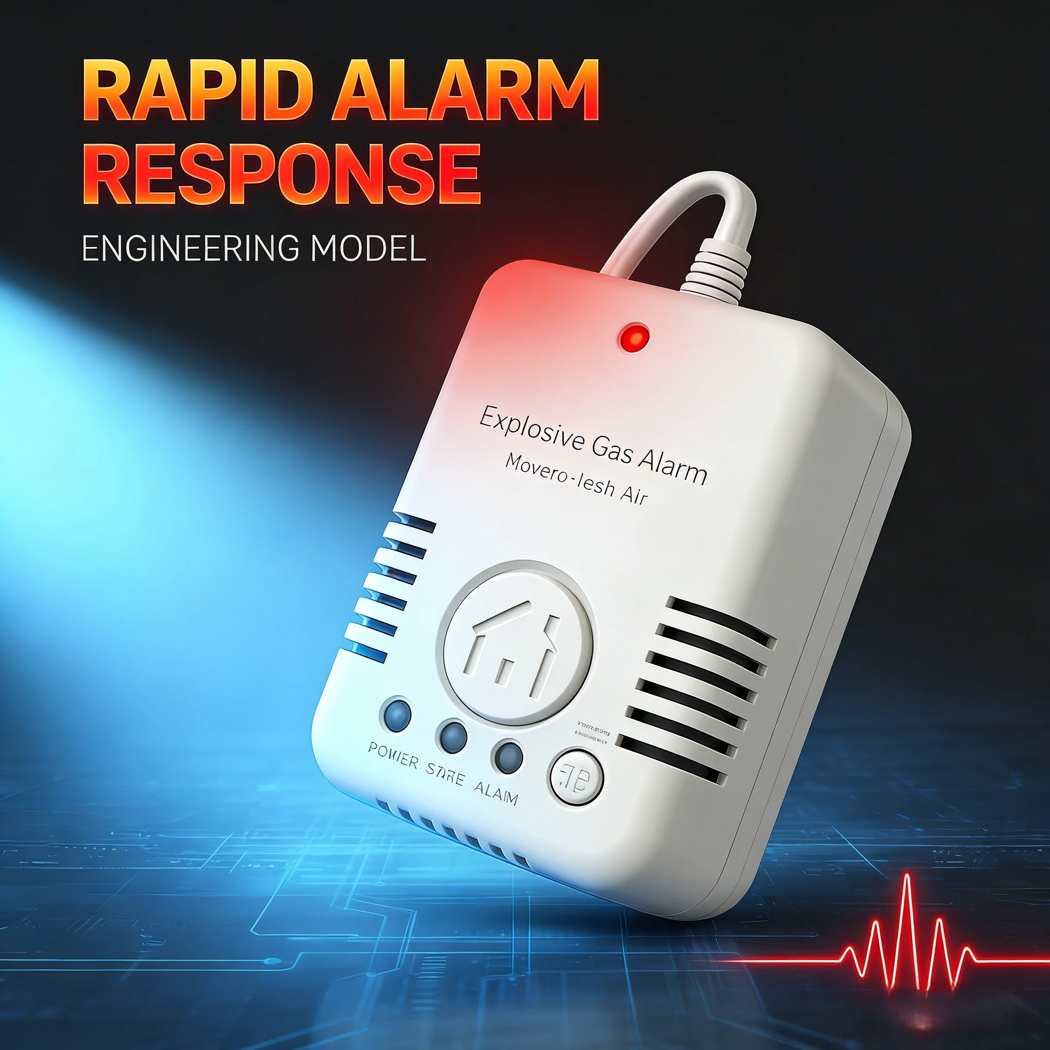 

Высокочувствительный детектор газа 7% LEL, вилка европейского/американского стандарта, мониторинг в реальном времени, защита от взрыва для домов