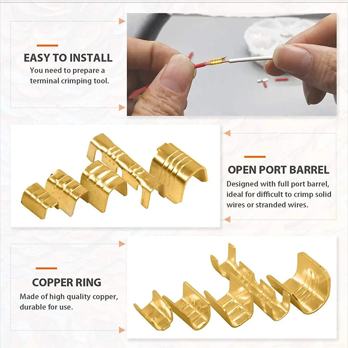 2000Pc U Shape Copp…