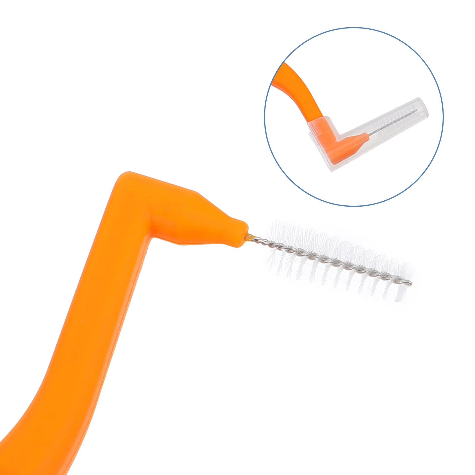 5 قطعة المسواك بين الأسنان بزاوية لطيفة على اللثة إزالة حطام الطعام الفعالة طقم أسنان صديق للسفر فرشاة بين الأسنان