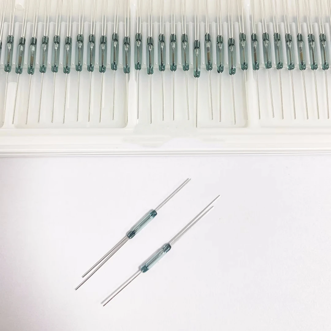 10/50/100PCS Reed Switch ORT551 2.5*14MM 0.2A 10W 30V Normally Open / Closed NO NC Conversion Magnetic contact Induction Sensor