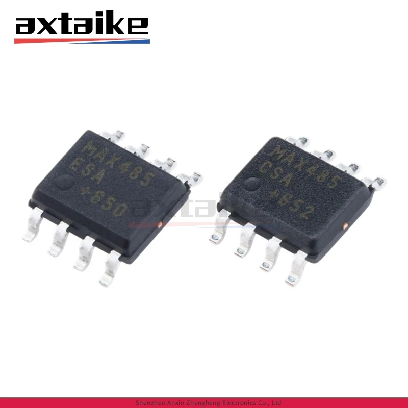 

10PCS MAX485 SOP-8 MAX485CSA+T MAX485ESA+T Low Power MAX485CSA MAX485ESA RS-485/RS-422 5V Driver Transceivers SMD IC