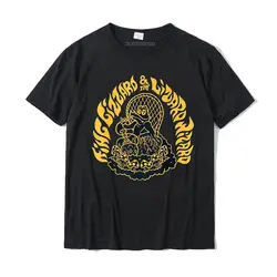 King Funny Gizzard The Lizard Gift Wizard Premium T-Shirt Men's Fashionable Casual Tops Shirt Cotton Top T-Shirts Unique