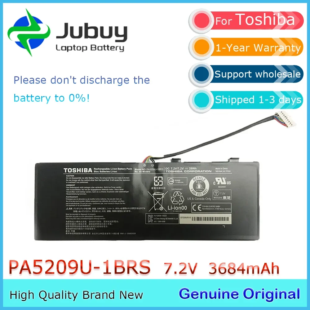 

PA5209U-1BRS 7,2 В 28 Втч оригинальный аккумулятор для ноутбука Toshiba Satellite Radius 11 L15W-B1302 L10W и т. д.