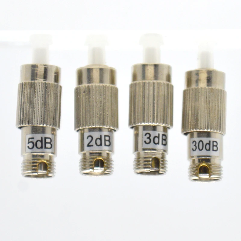 1PCS Neue 1 ~ 30dB Feste Faser Dämpfer Stecker Adapter FC/UPC Buchse Auf FC/UPC männlichen Koppler Optic Ausrüstung Fabrik Großhandel