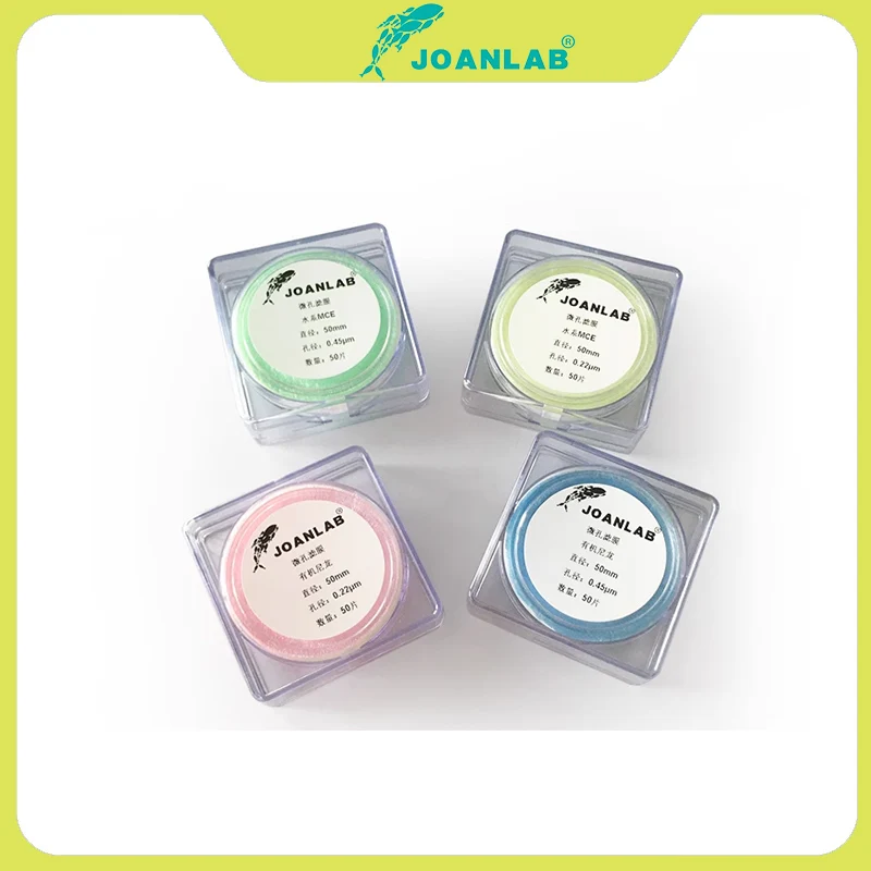 

JOANLAB Лабораторная водяная микрофильтрационная мембрана Микропористая 0,45 мкм 0,22 мкм Органическая микрофильтрационная мембрана Диаметр 50 мм 100 мм