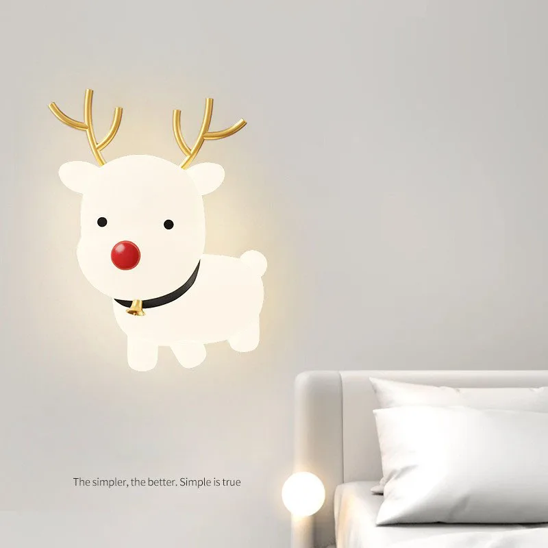

Скандинавский персонализированный мультяшный настенный светильник для защиты глаз для детской спальни, фоновый настенный светильник