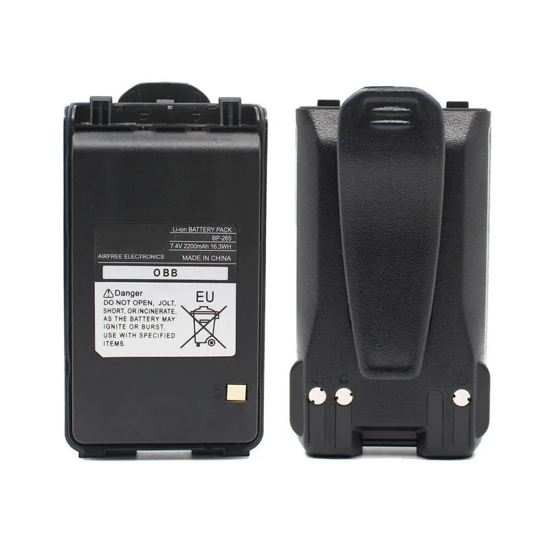 Batería de iones de litio para ICOM BP-265 V80E, T70A, T70E, F4002, F3001, F3003, F3008, F4001, F4008, T70A, T70E, 7,4 V, 2200mAh, nueva IC-V80