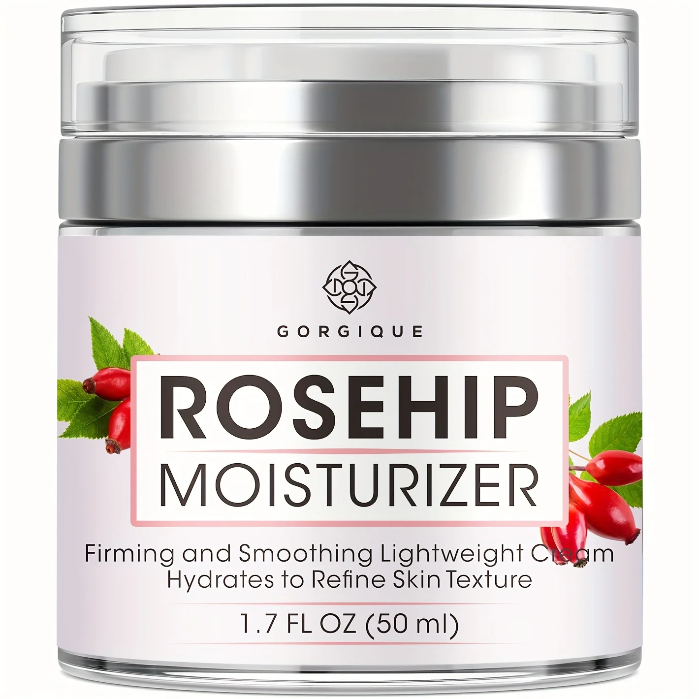 Rosehip Moisturizer Firming Smoothing Lightweight Cream with Tea & Ve Hydrates To Refine Skin Sensitive Skin Available