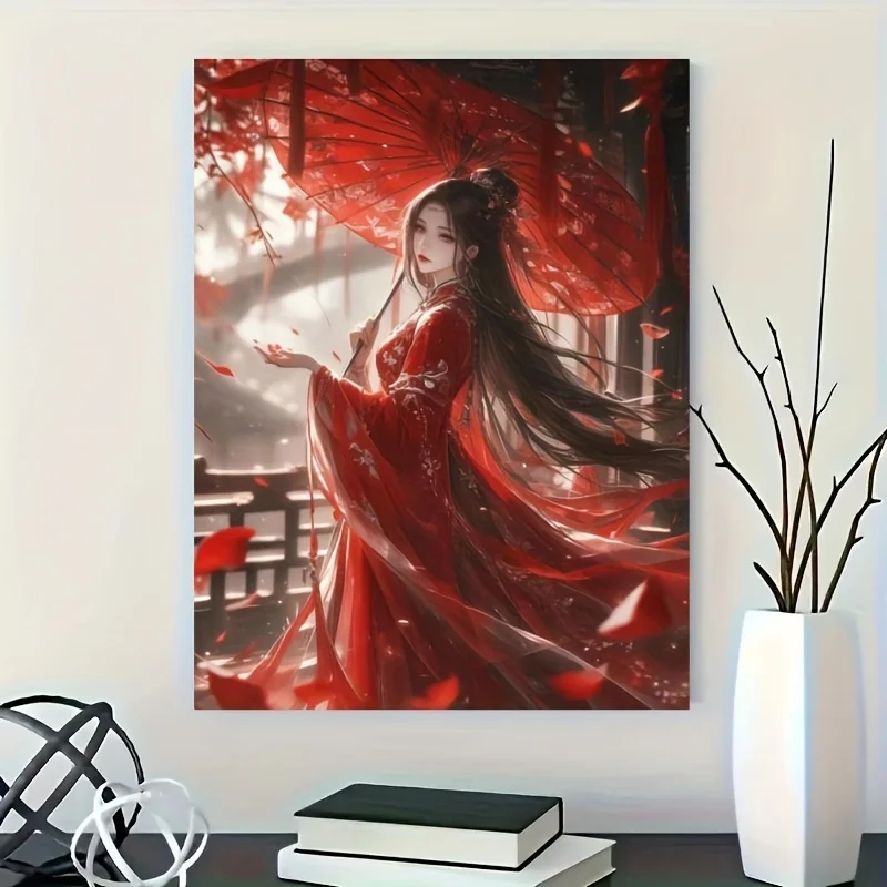 

500/1000/1200/2000PCS Puzzles Red Clad Women Jigsaw Toys for Leisure and Entertainment Suitable for Beginners