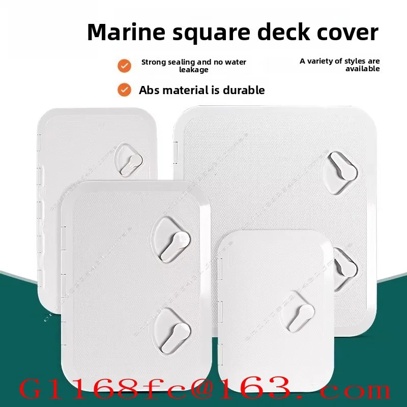Marine Deck Cover Hatch Cover Hand Hole Inspection Cover ABS Plastic Anti-aging Yacht Speedboat RV Accessories