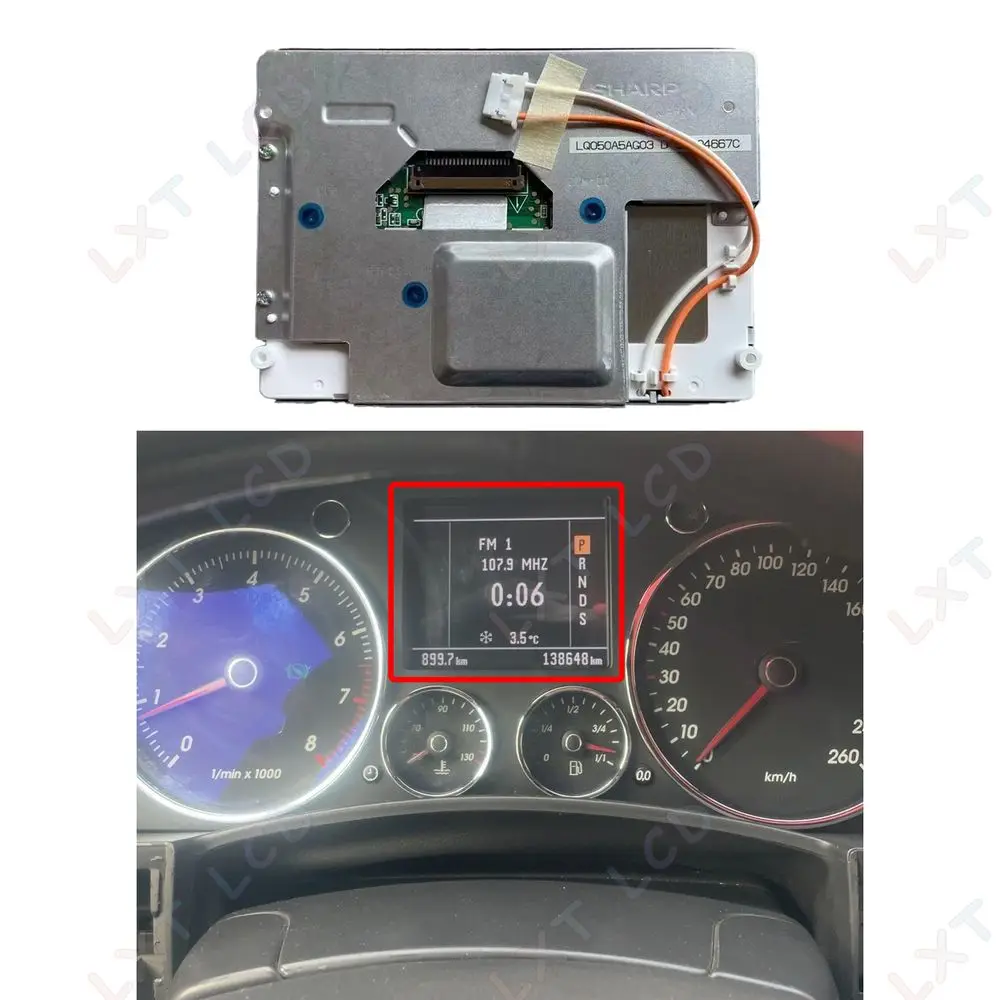 

Панель ЖК-экрана для LQ5AW136 LQ050A5AG03 LQ5AW136T, оригинал для Touareg Phaeton Mercedes Posche, приборная панель TFT