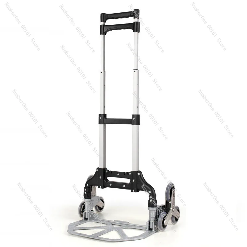 Folding aluminum alloy hand cart, grocery cart trolley cart