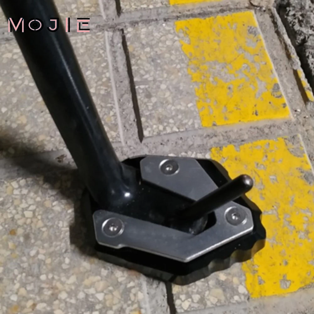 NEW Side Stand Enlarge Plate Kickstand Extension FOR Yamaha MT-07 MT 07 MT07 Tracer Moto Cage Tracer700 XSR700 XSR 700 2013-2023
