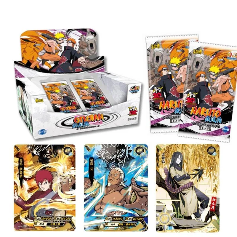 KAYOU Naruto Card Rare EX Packs Chapter Of The Array Box Added SE BP SP Collection Cards Toy For Children Birthday Gift byChildr